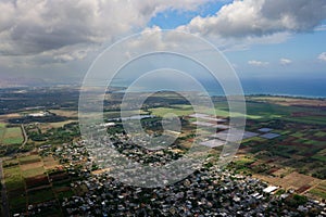 Mauritius Aerial Landscape near Triolet