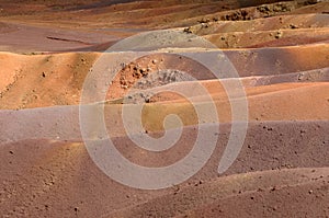 Mauritius, Chamarel,7 colored earth