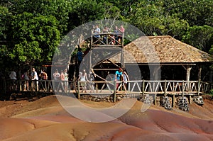 Mauritius, Chamarel,7 colored earth