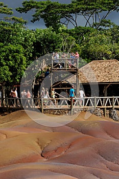 Mauritius, Chamarel,7 colored earth