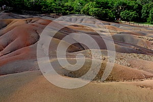 Mauritius, Chamarel,7 colored earth