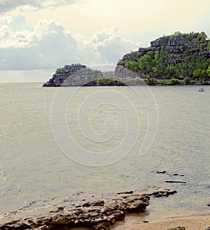 Mauritius island coast