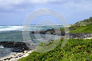 Mauritius, picturesque village of Roches Noires photo