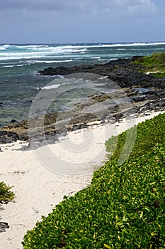 Mauritius, picturesque village of Roches Noires