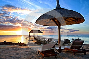 Mauritius Sunset photo