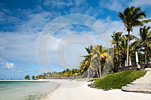 Mauritius tropical beach