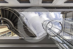 Mauritshuis staircase and lift