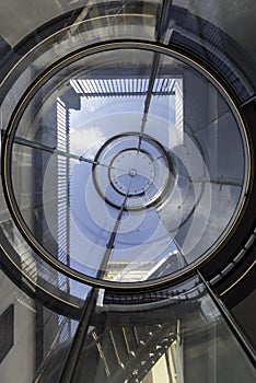 Mauritshuis staircase and lift