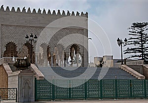 Mausoleo de Mohamed V en Rabat photo