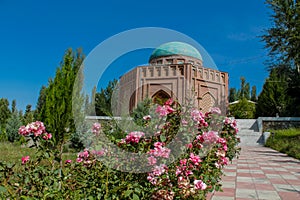 Mausoleum of Abu Abdollah Rudaki in Tajikistan