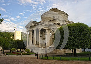 Mausoleum of Alessandro Volta in Como, Italy photo