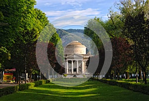 Mausoleum of Alessandro Volta in Como, Italy photo