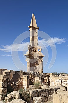 The Mausoleum of Bes, Sabratha, Libya