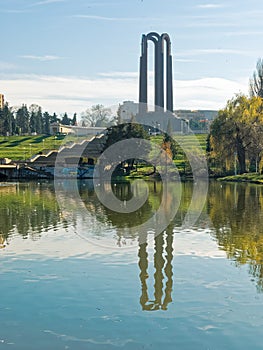 The mausoleum in Carol Park, Bucharest