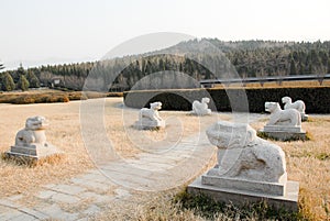 Mausoleum of the First Qin Emperor in Xian, China