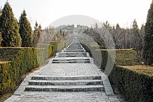 Mausoleum of the First Qin Emperor in Xian, China