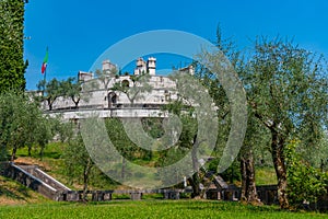 Mausoleum of Gabriele D'Annunzio at Gardone Riviera in Italy