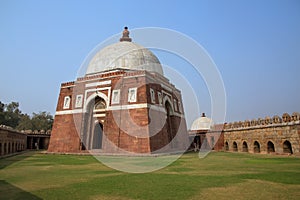 Mausoleum of Ghiyath al-Din Tughluq, Tughlaqabad Fort, Delhi, In