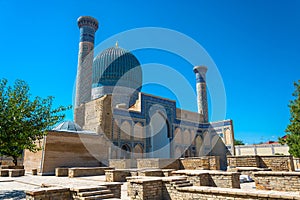 The Mausoleum Gur-Emir, Samarkand, Uzbekistan.