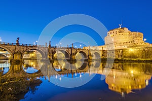 Castel Sant Angelo in Parco Adriano, Rome, Italy photo