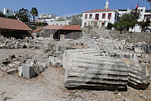 Mausoleum at Halicarnassus in Bodrum, Turkey