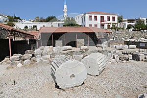 Mausoleum at Halicarnassus in Bodrum, Turkey
