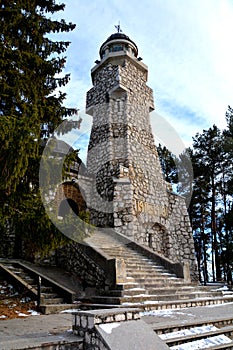 Mausoleum of heroes in Mateias, near Campulung