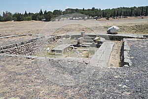 The mausoleum of Heroon in Asklepion, Pergamon