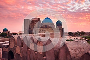 Mausoleum of Khoja Ahmed Yasavi in Turkestan photo