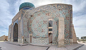 Mausoleum of Khoja Ahmed Yasawi in the city of Turkistan, Kazakhstan
