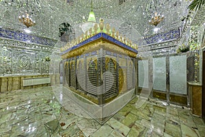 Mausoleum with mirror pieces, in Tehran, Iran