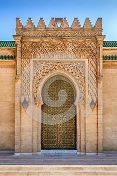 Mausoleum Mohamed V. in Rabat, Morocco