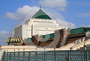 Mausoleum of Mohammed V, Rabat, Morocco. photo