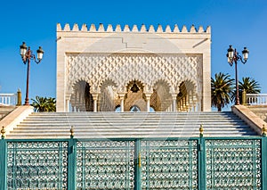 Mausoleum of Mohammed V. in Rabat ,Morocco