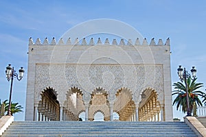 Mausoleum of Mohammed V in Rabat, Morocco