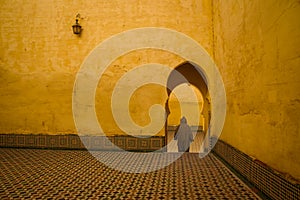 Mausoleum of Moulay Ismail in Meknes, Morocco.