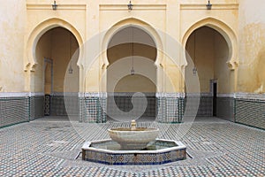 Mausoleum of Mouley Ismail in Meknes