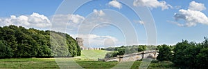 Mausoleum and New River Bridge - Castle Howard - North Yorkshire - UK