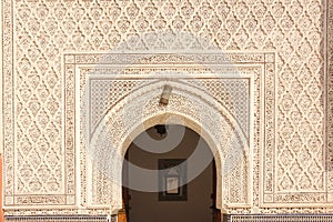 Mausoleum. Zaouia sidi bel abbes. Marrakesh. Morocco