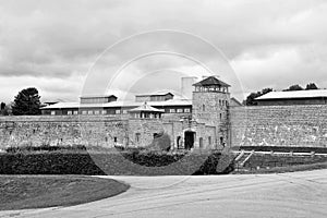 Mauthausen concentration camp entry gate