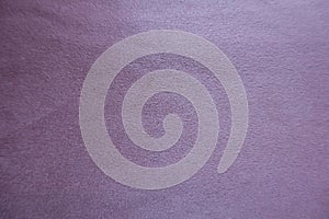 Mauve artificial suede fabric from above