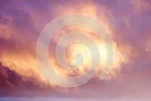 Mauve Cloud Background photo