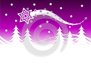 Mauve Winter Background