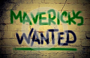Mavericks Wanted Concept photo