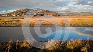 Mawddach Estuary in Barmouth, Wales, UK