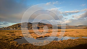 Mawddach Estuary in Barmouth, Wales, UK photo