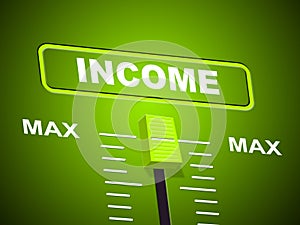 Max Income Represents Upper Limit And Most