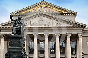 Max-Joseph-Platz Square in Munich, Germany photo