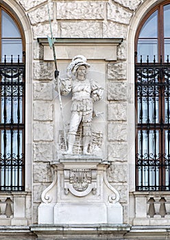 Maximilianischer mercenary or Maximilian Soldier by Anton Schmid Gruber, Neue Burg or New Castle, Vienna, Austria