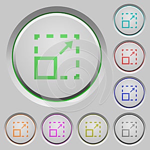 Maximize element push buttons